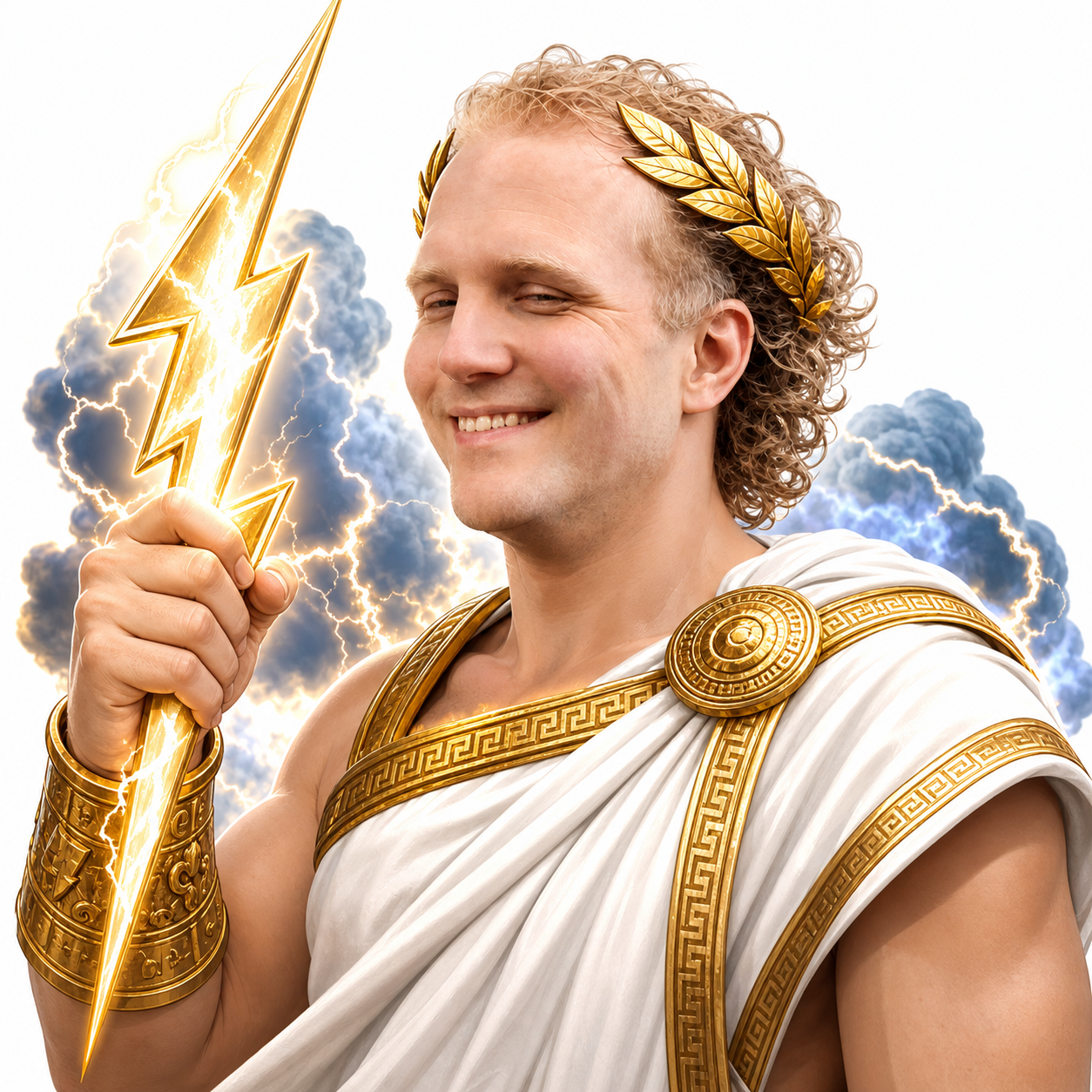 Klaas als Zeus
