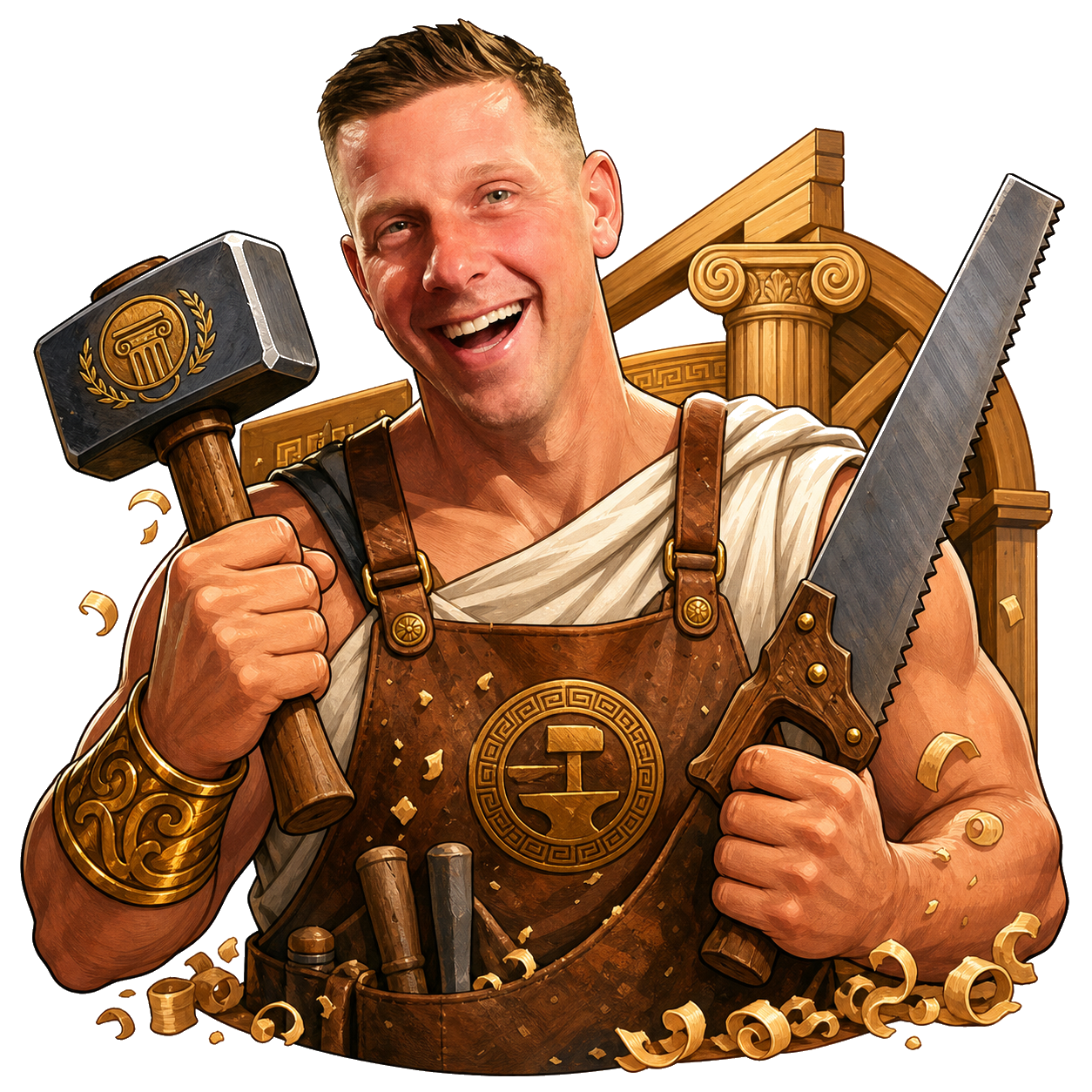 Martin als Hephaestus
